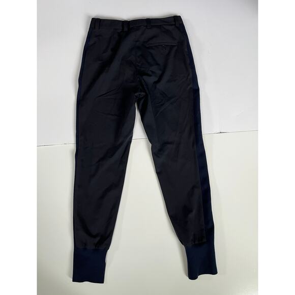 3.1 Phillip Lim Womens Mid-Rise Split Hem Jogger Pants Black Navy Size 2 - Picture 4 of 13